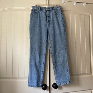 Pacsun Blue Straight High Rise Jeans